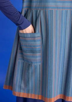 Gudrun Sjödén Schürzenkleid „Ava“ aus Bio-Baumwollgewebe