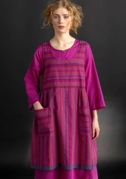 Gudrun Sjödén Schürzenkleid „Ava“ aus Bio-Baumwollgewebe