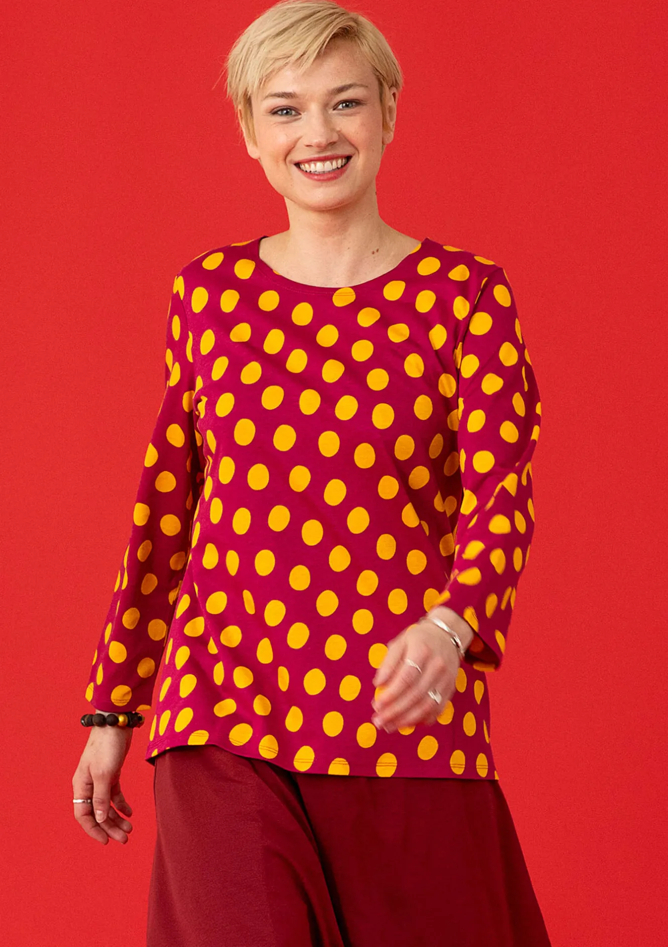 Gudrun Sjödén Shirt „Mika“ aus Bio-Baumwolle/Modal