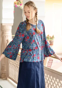Gudrun Sjödén Shirt „Nyponros“ aus Bio-Baumwolle/Modal