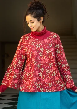 Gudrun Sjödén Shirt „Nyponros“ aus Bio-Baumwolle/Modal
