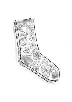 Gudrun Sjödén Socken „Astrid“ aus Bio-Baumwolle