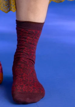 Gudrun Sjödén Socken „Freja“ aus Bio-Baumwolle