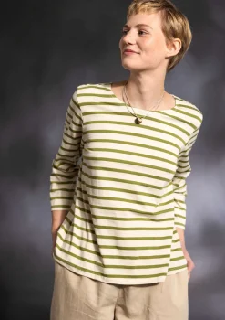 Gudrun Sjödén Streifenshirt aus Bio-Baumwolle/Modal