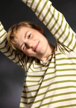 Gudrun Sjödén Streifenshirt aus Bio-Baumwolle/Modal