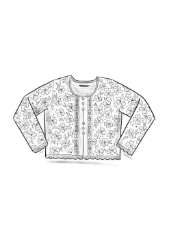 Gudrun Sjödén Strickjacke „Anemone“ aus Bio-Wolle