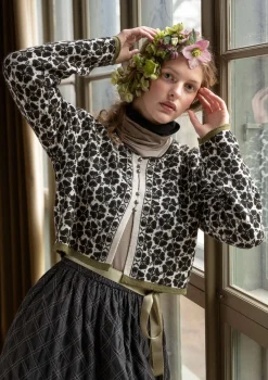 Gudrun Sjödén Strickjacke „Anemone“ aus Bio-Wolle