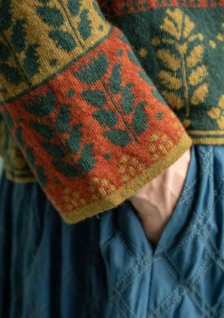 Gudrun Sjödén Strickjacke „Edda“ aus Recycling-Wollgemisch