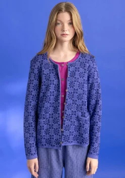 Gudrun Sjödén Strickjacke „Freja“ aus Bio-/Recycling-Baumwolle