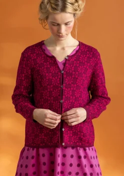 Gudrun Sjödén Strickjacke „Freja“ aus Bio-/Recycling-Baumwolle