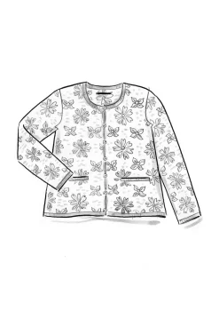 Gudrun Sjödén Strickjacke „Freja“ aus Bio-/Recycling-Baumwolle