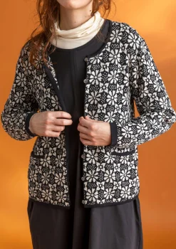 Gudrun Sjödén Strickjacke „Freja“ aus Bio-/Recycling-Baumwolle