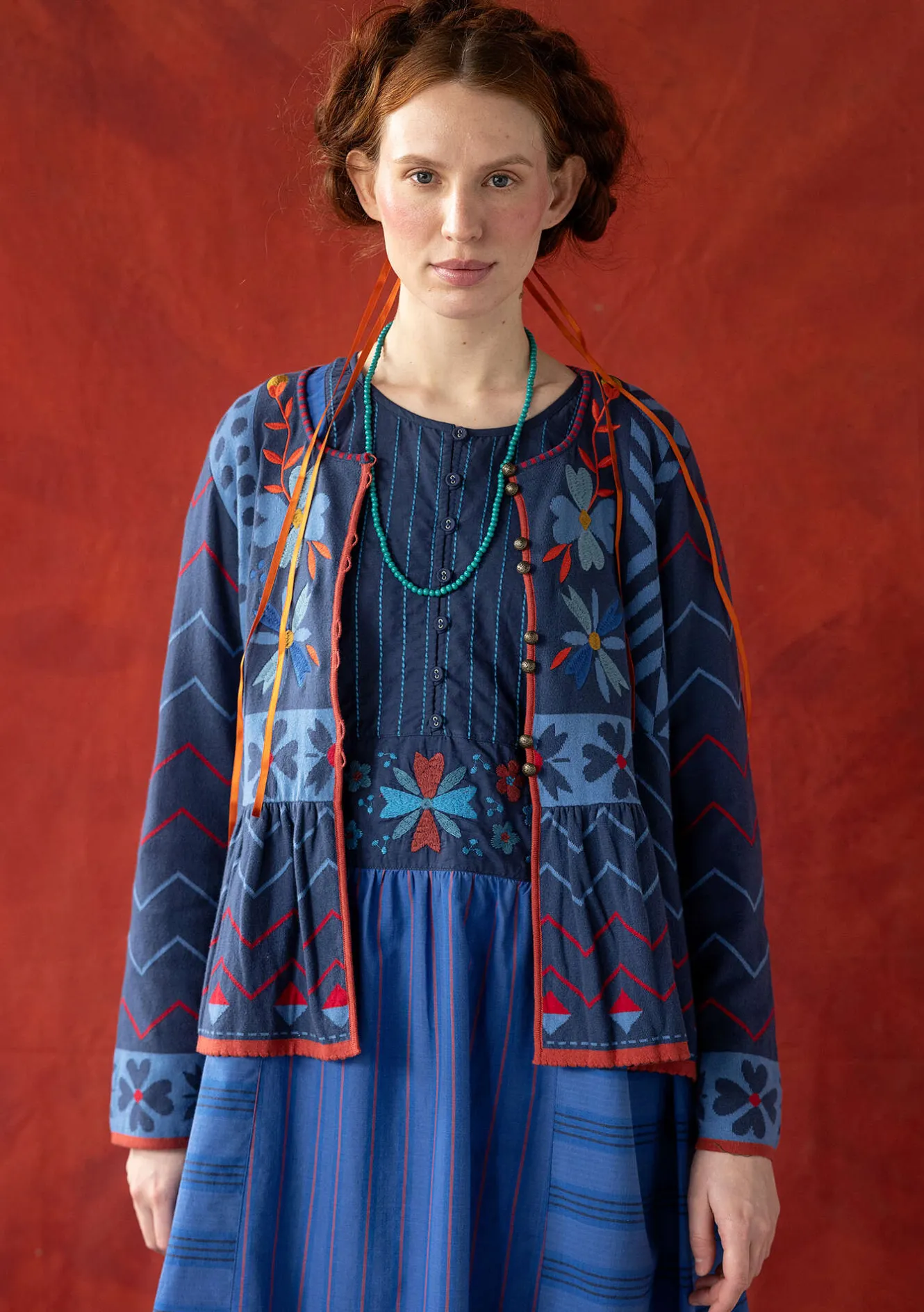 Gudrun Sjödén Strickjacke „Maria“ aus Bio-/Recycling-Baumwolle