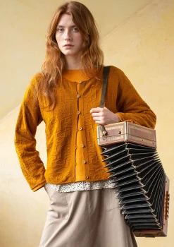 Gudrun Sjödén Strickjacke „Nova“ aus Lammwolle