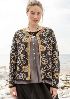 Gudrun Sjödén Strickjacke „Rashmi“ aus Bio-Baumwolle