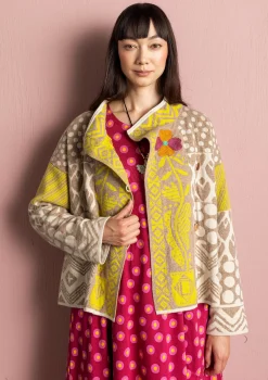 Gudrun Sjödén Strickjacke „Viktoria“ aus Baumwolle/Lammwolle