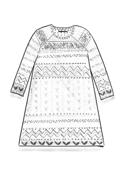 Gudrun Sjödén Strickkleid „Kajsa“ aus Bio-/Recycling-Baumwolle