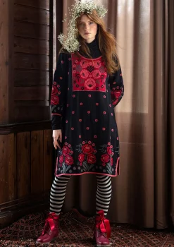 Gudrun Sjödén Strickkleid „Stine“ aus Bio-/Recycling-Baumwolle