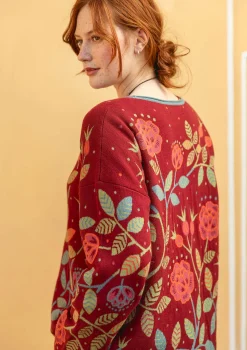 Gudrun Sjödén Strickpullover „Nyponros“ aus Bio-/Recycling-Baumwolle
