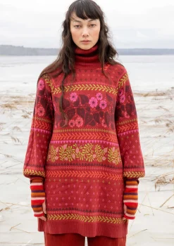Gudrun Sjödén Stricktunika „Borealis“ aus Bio- und Recycling-Baumwolle/Wolle