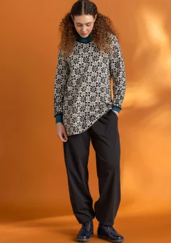 Gudrun Sjödén Stricktunika „Freja“ aus Bio-/Recycling-Baumwolle