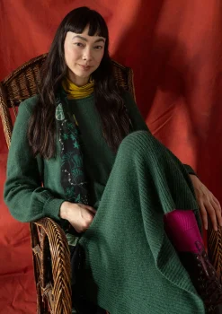 Gudrun Sjödén Stricktunika „Vinternatt“ aus Bio- und Recycling-Baumwolle/Alpakawollgemisch