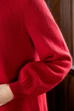 Gudrun Sjödén Stricktunika „Vinternatt“ aus Bio- und Recycling-Baumwolle/Alpakawollgemisch