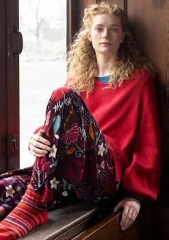 Gudrun Sjödén Stricktunika „Vinternatt“ aus Bio- und Recycling-Baumwolle/Alpakawollgemisch