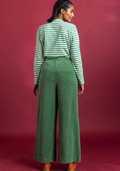 Gudrun Sjödén Velourshose aus Bio-Baumwolle/Recycling-Polyester