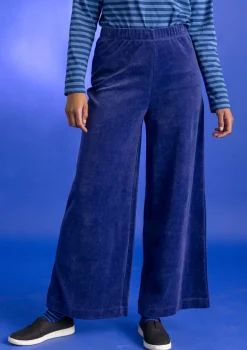 Gudrun Sjödén Velourshose aus Bio-Baumwolle/Recycling-Polyester