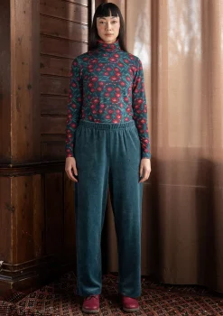 Gudrun Sjödén Velourshose „Nora“ aus Bio-Baumwolle/Recycling-Polyester