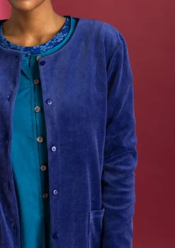 Gudrun Sjödén Veloursjacke aus Bio-Baumwolle/Recycling-Polyester