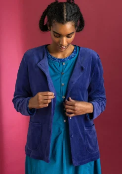 Gudrun Sjödén Veloursjacke aus Bio-Baumwolle/Recycling-Polyester