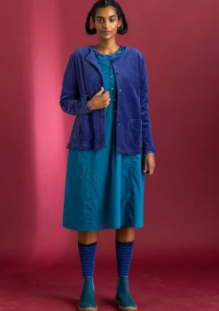 Gudrun Sjödén Veloursjacke aus Bio-Baumwolle/Recycling-Polyester