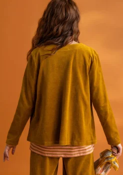 Gudrun Sjödén Veloursjacke aus Bio-Baumwolle/Recycling-Polyester