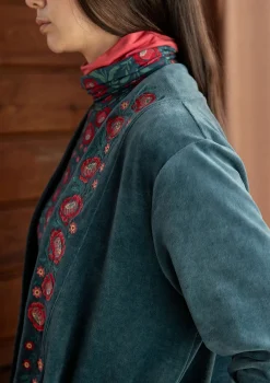 Gudrun Sjödén Veloursjacke „Nora“ aus Bio-Baumwolle/Recycling-Polyester