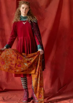 Gudrun Sjödén Velourskleid „Fyrverkeri“ aus Bio-Baumwolle/Recycling-Polyester