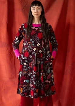 Gudrun Sjödén Velourskleid „Fyrverkeri“ aus Bio-Baumwolle/Recycling-Polyester