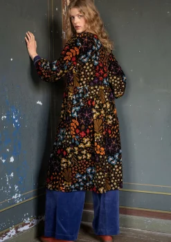 Gudrun Sjödén Velourskleid „Katla“ aus Bio-Baumwolle/Recycling-Polyester