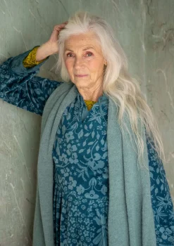 Gudrun Sjödén Velourskleid „Katla“ aus Bio-Baumwolle/Recycling-Polyester
