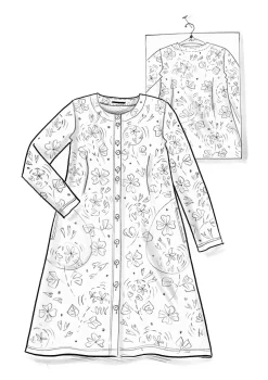 Gudrun Sjödén Velourskleid „Selma“ aus Bio-Baumwolle/Recycling-Polyester