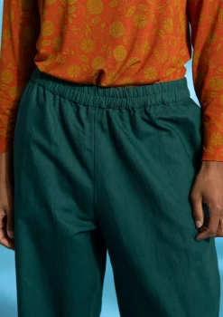 Gudrun Sjödén Webhose aus Bio-Baumwolle/Leinen