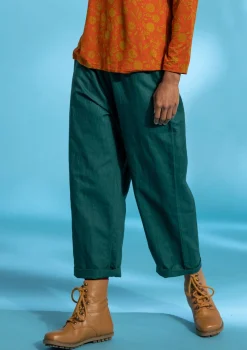 Gudrun Sjödén Webhose aus Bio-Baumwolle/Leinen