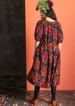 Gudrun Sjödén Webkleid „Great Rose“ aus Bio-Baumwolle/Seide