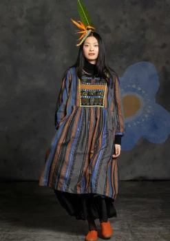 Gudrun Sjödén Webkleid „Jaipur“ aus Wolle/Baumwolle