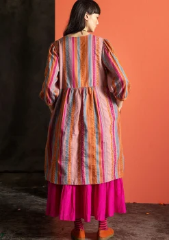 Gudrun Sjödén Webkleid „Jaipur“ aus Wolle/Baumwolle