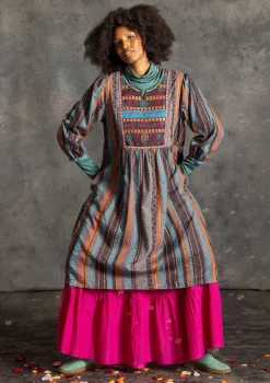 Gudrun Sjödén Webkleid „Jaipur“ aus Wolle/Baumwolle
