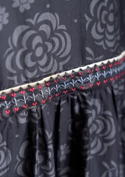 Gudrun Sjödén Webkleid „Kamelia“ aus Bio-Baumwolle/Seide