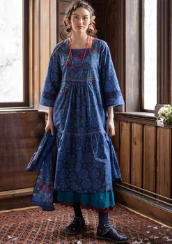 Gudrun Sjödén Webkleid „Kamelia“ aus Bio-Baumwolle/Seide