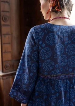 Gudrun Sjödén Webkleid „Kamelia“ aus Bio-Baumwolle/Seide